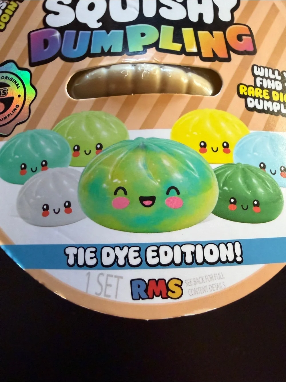 New Viral Mystery Squishy Viral Tie Dye Dumpling Crazy Fun RMS Squeeze Diamond